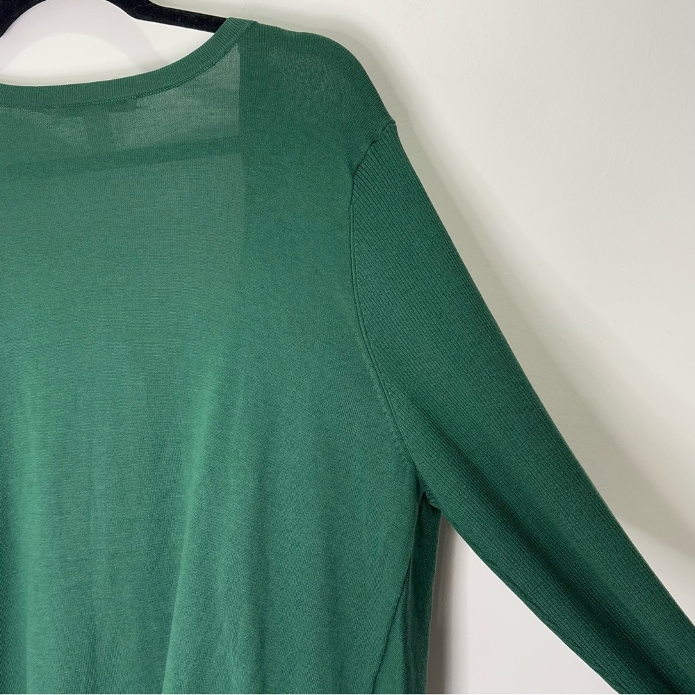 Kenneth Cole Classic Drape Open Front Sweater Cardigan Silk Blend Size XL *A45 - Picture 14 of 16